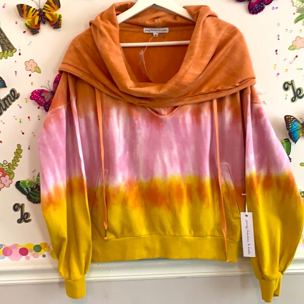 ❣️Young fabulous & broke❣️fleece sweatshirt ❣️last one❣️❤️🌺💜💗 - Picture 5 of 7